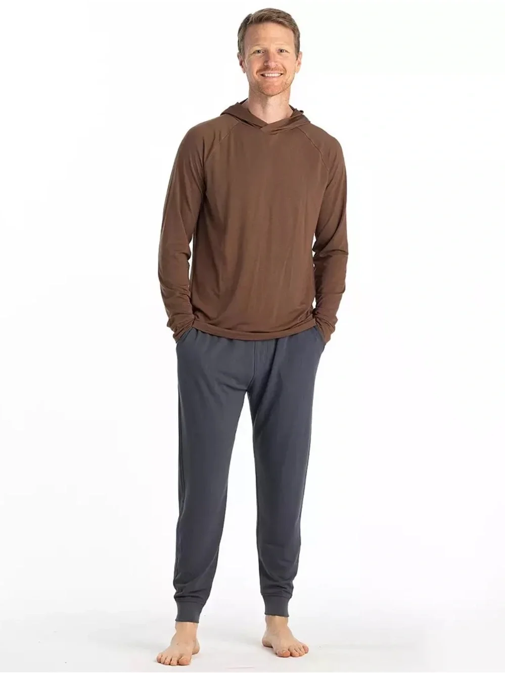 NWT Free Fly Storm Cloud Bamboo Lightweight Fleece Jogger Men's Size Large